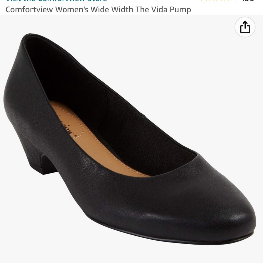 Comfortview Women's Wide Width The Vida Pump